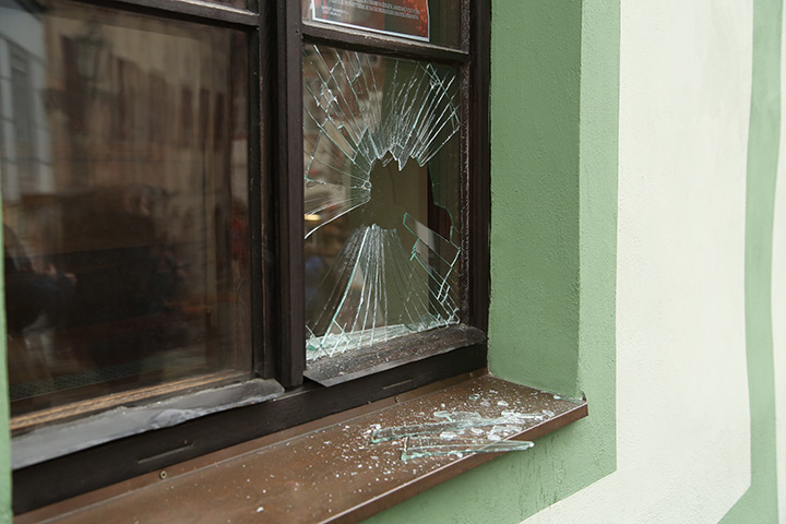 A2B Glass are able to board up broken windows while they are being repaired in Ruislip.